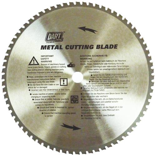 Dart PMC35525472 355mm X 25 4mm X 72T TCT Circular Saw Blade For Metal