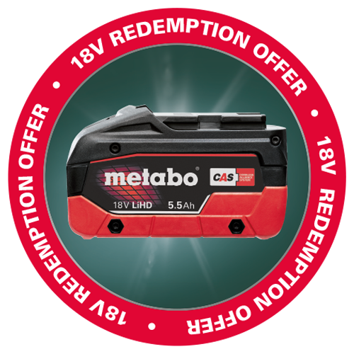 Metabo 18V Redemption Offer