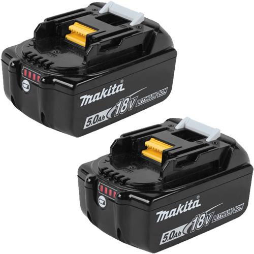 Makita BL1850 18V 5.0Ah Li ion Battery TWIN PACK for Cordless Tools