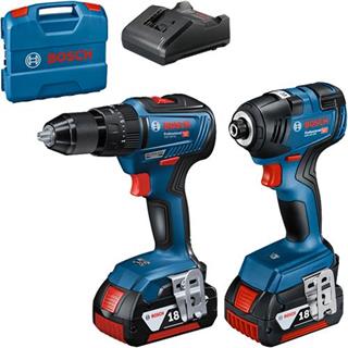 Bosch combi drill and deals impact driver set