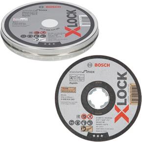 Bosch X-LOCK 125mm Inox Cutting Discs (Tin of 10)
