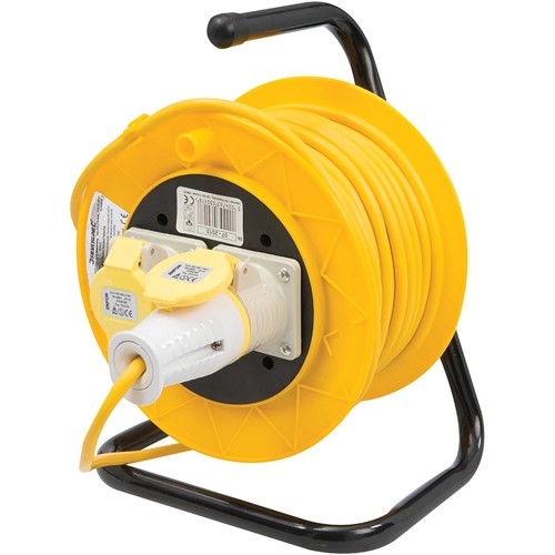 PowerMaster 25m 110V 16A Industrial Cable Reel