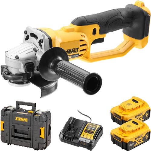 DeWalt DCG412 18V 125mm Grinder (2x 5Ah)