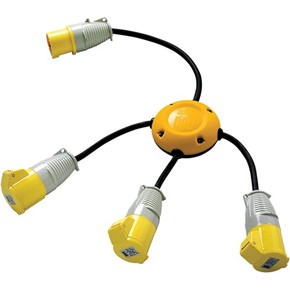 Defender Spider Pod 3-way 110V 16A Power Splitter