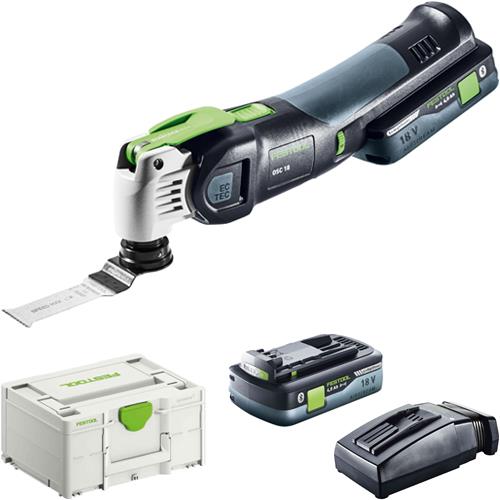 Festool OSC 18 18V Starlock Max Multi tool 2x 4Ah