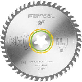 Festool TCT Sawblade 492050 190mm 48 Teeth
