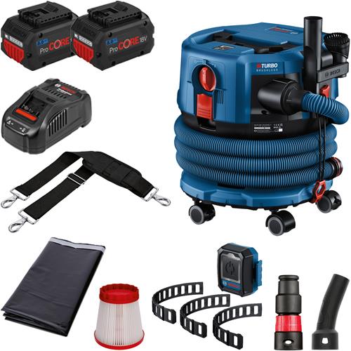 Bosch GAS 18V 12 MC 18V 12L M class Dust Extractor 2x 8Ah ProCore