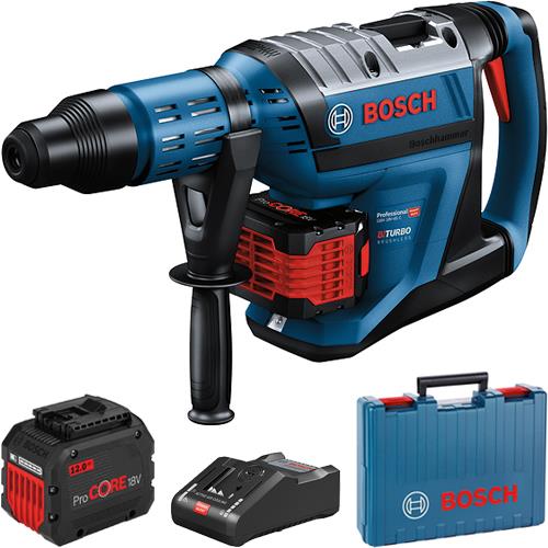 Bosch GBH 18V 45 C 18V BITURBO SDS Max Hammer Drill 2x 12Ah ProCore