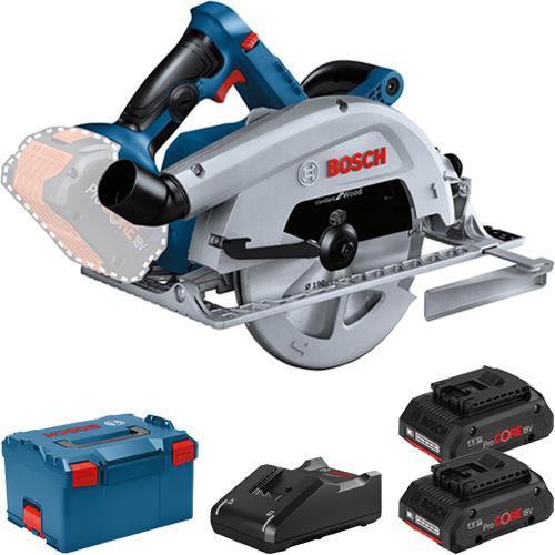 Bosch GKS 18V-68 C 18V 190mm BITURBO Circular Saw (2x 4Ah ProCore)