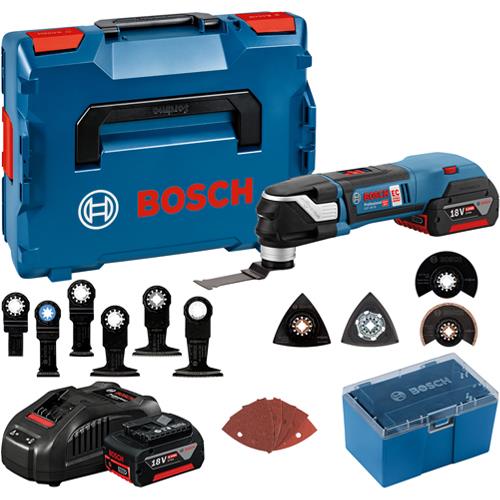 Bosch GOP 18V-28 18V StarlockPlus Multi-tool & Accessory Set (2x 5Ah)