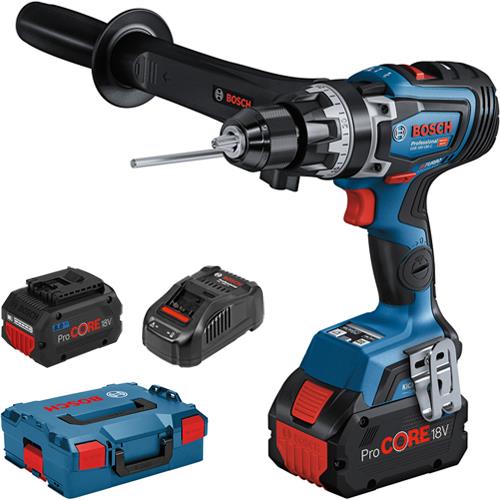 Bosch GSB 18V 150 C 18V BITURBO Combi Drill 2x 8Ah ProCore