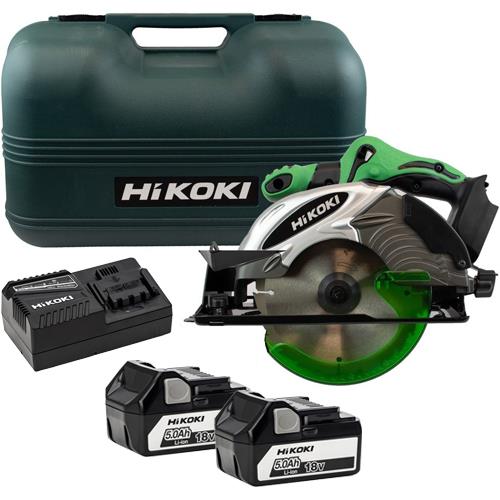 Hikoki C18DSL 18V 165mm Circular Saw (2x 5Ah)