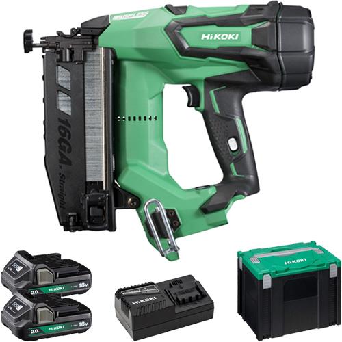 Hikoki NT1865DM 18V 16G Finish Nailer (2x 2Ah)