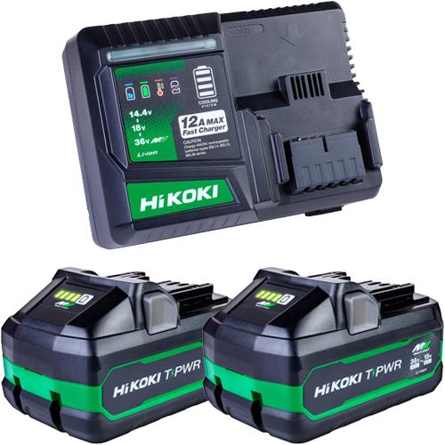 Hikoki Tabless MultiVolt Set (2x 18V 8Ah / 36V 4Ah & UC36YSL2)