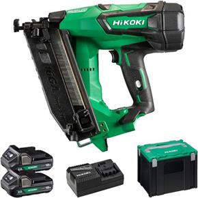 Hikoki NT1865DMB 18V 16G Angled Finish Nailer (2x 2Ah)