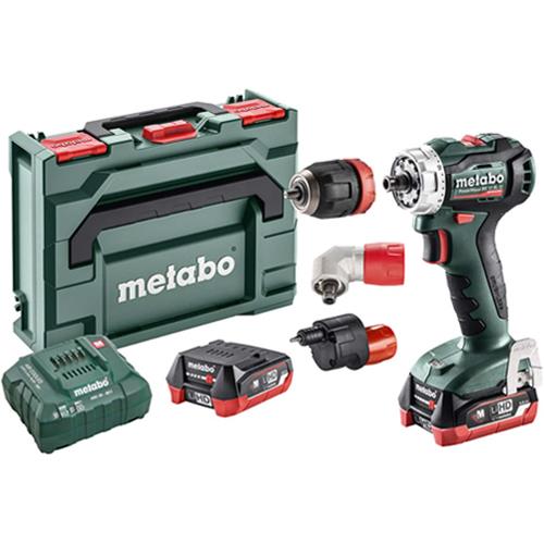 Metabo PowerMaxx BS 12 BL Q 12V Drill Driver PRO PACK (2x 4Ah LiHD)