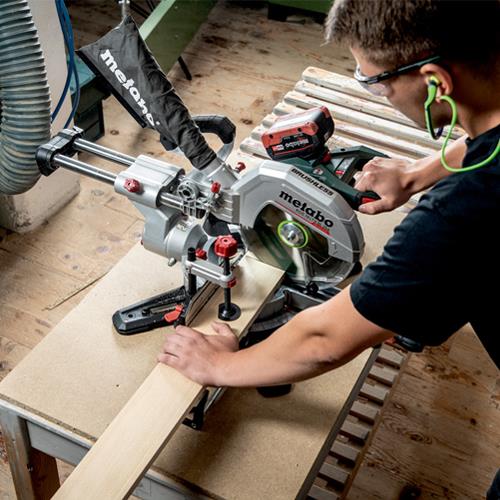 Metabo KGS 18 LTX BL 254 18V 254mm Sliding Mitre Saw 2x 8Ah LiHD