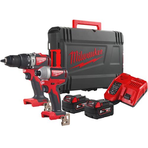 Milwaukee twin pack brushless sale