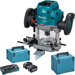 Makita RP001G 40V 1/2&quot; Plunge Router (2x 5Ah)