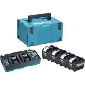 Makita XGT Power Source Kit (4x 40V 8Ah, DC40RB, Makpac 3)