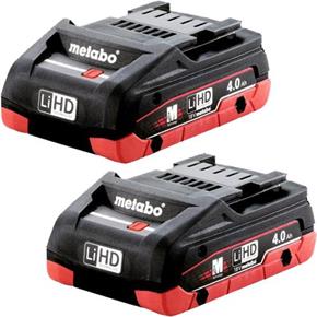 Metabo 18V 4Ah LiHD Battery Twin Pack