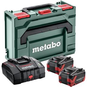 Metabo 2x LiHDXtreme Tabless 18V 8Ah &amp; ASC290 in metaBOX