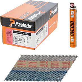 Paslode 90mm HD/Galv Smooth Nails IM350 1100pk