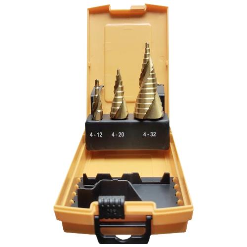 Right Lines 4-32mm Step Drill Bit Set (3pcs)