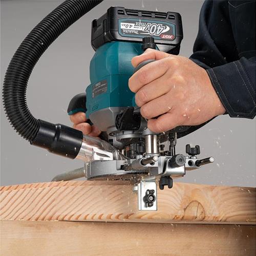 Makita RP001G 40V 1/2" Plunge Router (2x 2.5Ah)