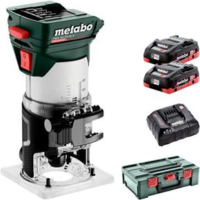 Metabo FMV18LTXBL8 18V 1/4&quot; Trim Router (2x 4Ah LiHD)